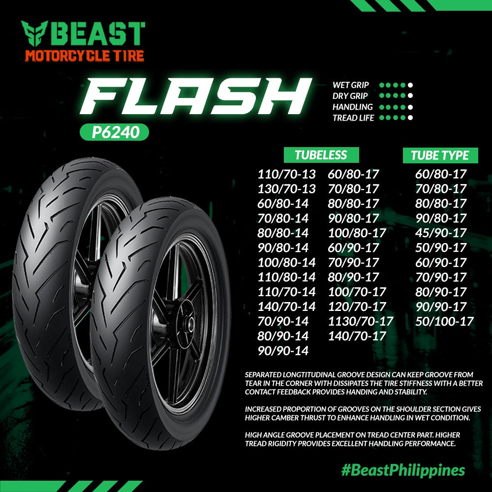 Beast Motorcycle Tires _ Flash Series